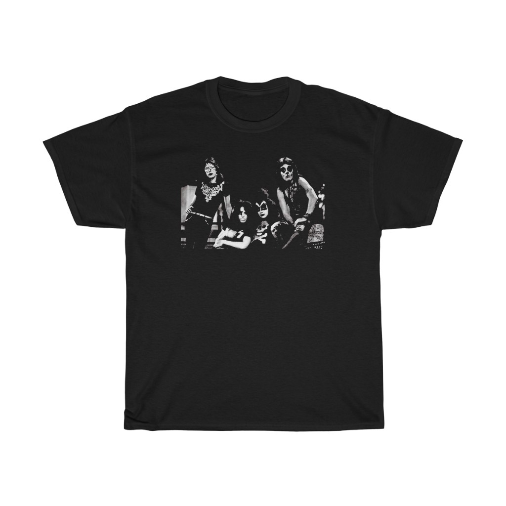 KISS 1973 Early Group Shot Shirt KISS 1973 Early Group Shot Shirt