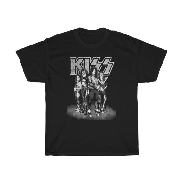 KISS 1974 Gene Paul Peter &amp Ace Group Shot Shirt