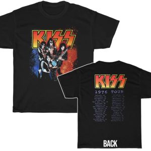 KISS 1976 Tour Dates Shirt