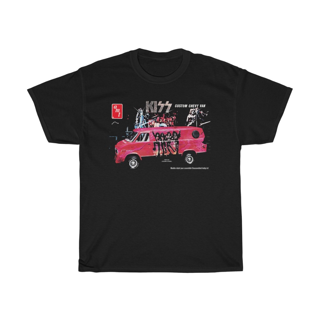 KISS 1977 AMT Custom Chevy Van Model Kit Inspired Shirt KISS 1977 AMT Custom Chevy Van Model Kit Inspired Shirt