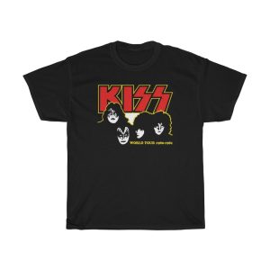 KISS 1980 – 81 Custom World Tour A Night To Remember Eric Carr Debut Palladium Shirt