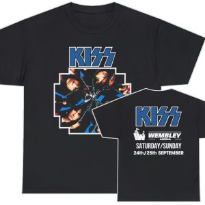 KISS 1988 Crazy Nights Tour September 24-25 Wembley Arena Event Shirt