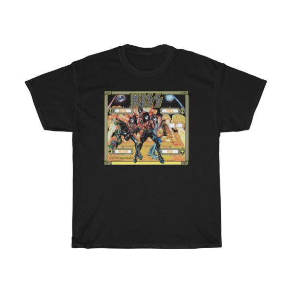 KISS Bally Pinball Machine Inspired Double Sided Shirt