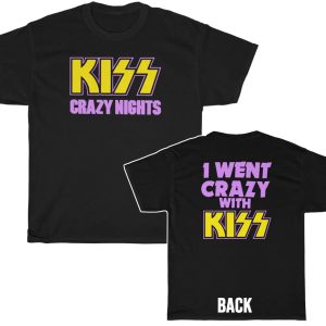 KISS Crazy Night Era I Went Crazy With KISS Original Color Scheme  Shirt