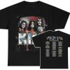 KISS Custom 1974 Paul Stanley Bandit Makeup Group Photo Tour Shirt