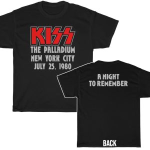 KISS Eric Carr Debut July 25, 1980 Palladium New York City Event Shirt