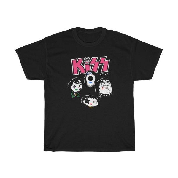KISS Family Guy Characters In Makeup Shirt