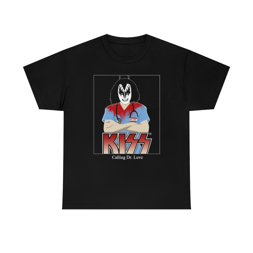 KISS Gene Simmons Calling Dr. Love Shirt KISS Gene Simmons Calling Dr. Love Shirt