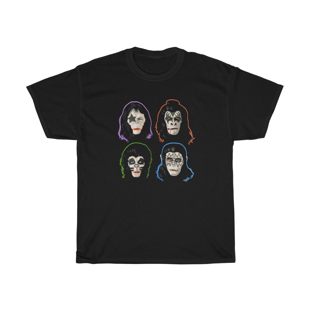 KISS Planet of the Apes Mashup T-Shirt KISS Planet of the Apes Mashup T-Shirt