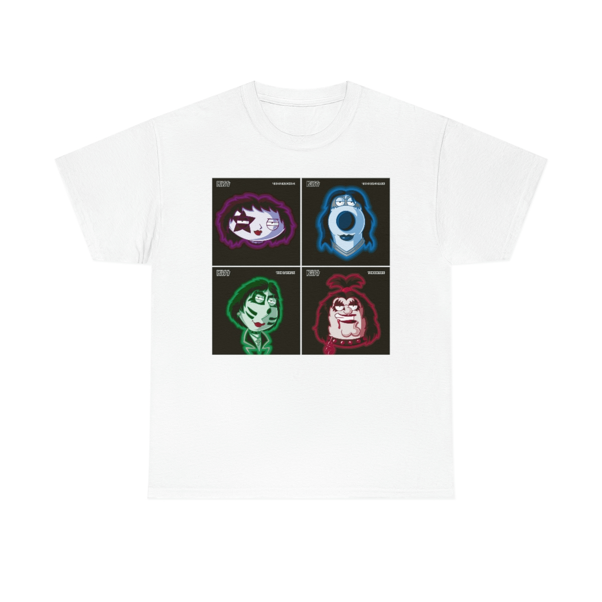 KISS Solo Album Inspired Family Guy Parody Shirt KISS Solo Album Inspired Family Guy Parody Shirt