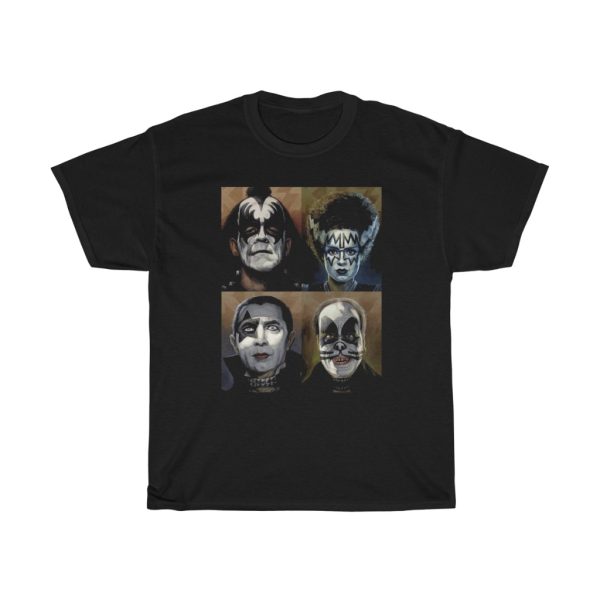 KISS Universal Monsters In Make Up Shirt