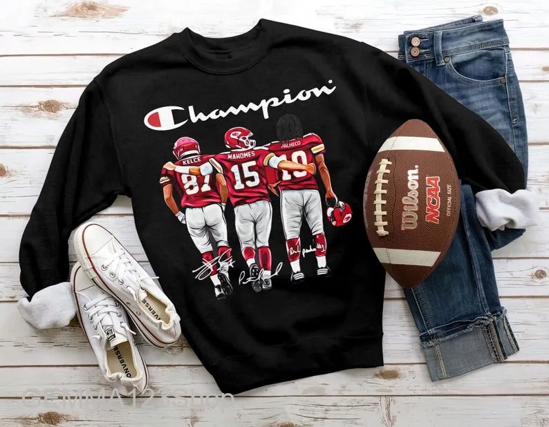 Kansas Chiefs Champion KC Sweatshirt Shirt Kansas Chiefs Champion KC Sweatshirt Shirt