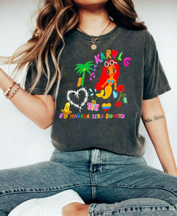 Karol G New Ma�ana Sera Bonito Sirena Birthday Sweatshirt