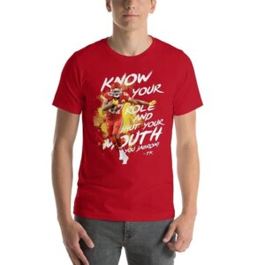 Kelce Know Your Role Shut Mouth Football T Shirt