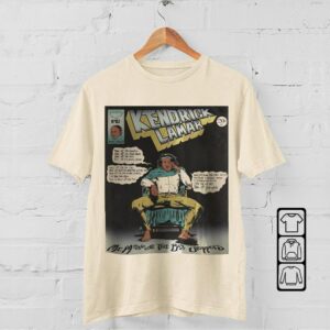 Kendrick Lamar 2 Retro Vintage 90s Hip Hop Graphic Tee T-Shirt