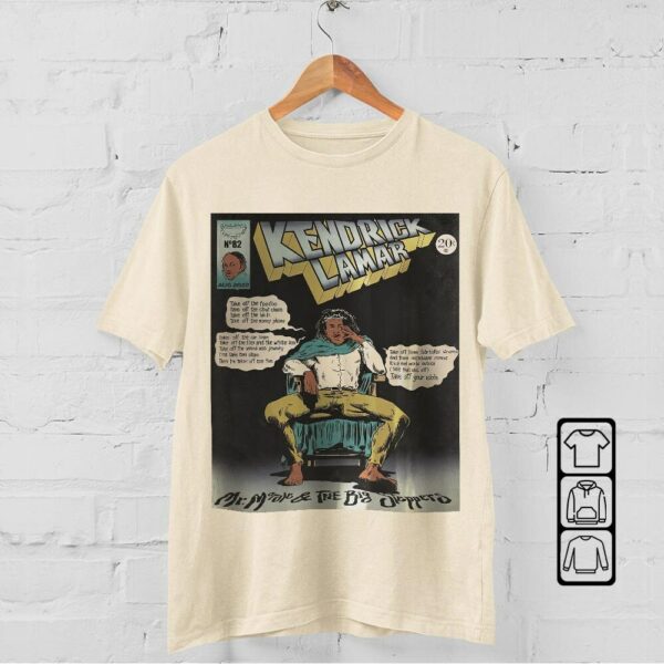 Kendrick Lamar 2 Retro Vintage 90s Hip Hop Graphic Tee T-Shirt