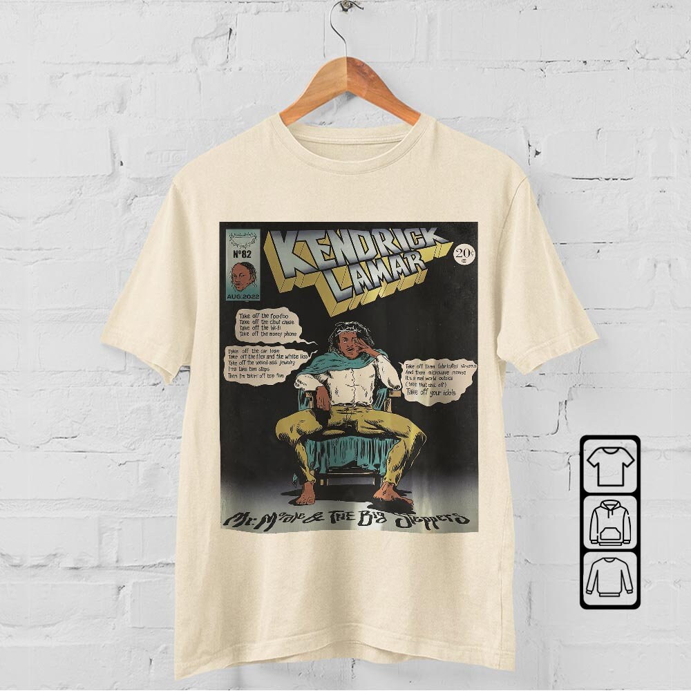 Kendrick Lamar 2 Retro Vintage 90s Hip Hop Graphic Tee T-Shirt Kendrick Lamar 2 Retro Vintage 90s Hip Hop Graphic Tee T-Shirt