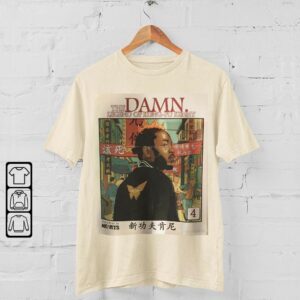 Kendrick Lamar Kung Fu Kenny Damn Comic Art Fan T-Shirt