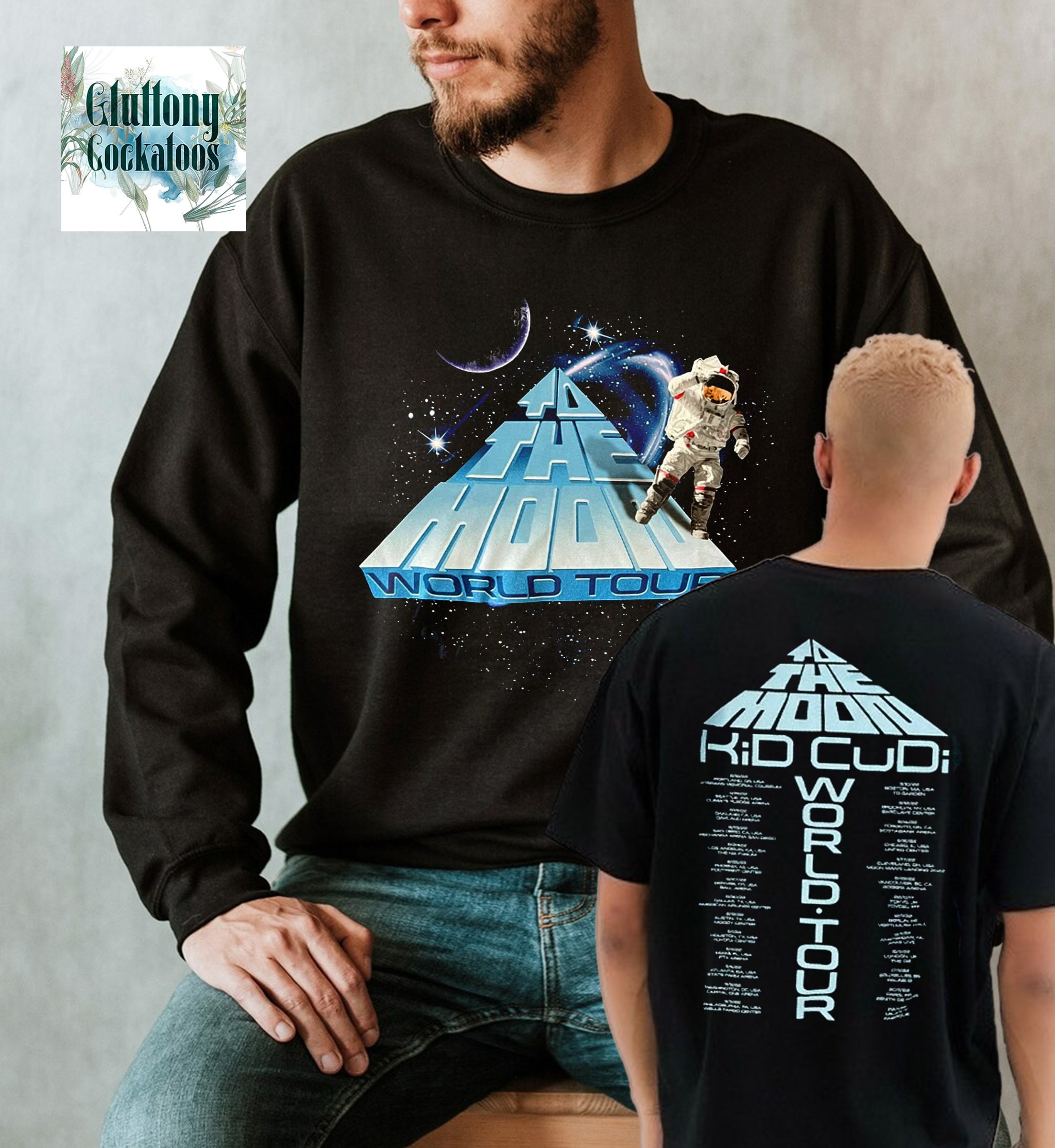 Kid Cudi To The Moon World Tour 2022 Rapper T-Shirt Kid Cudi To The Moon World Tour 2022 Rapper T-Shirt