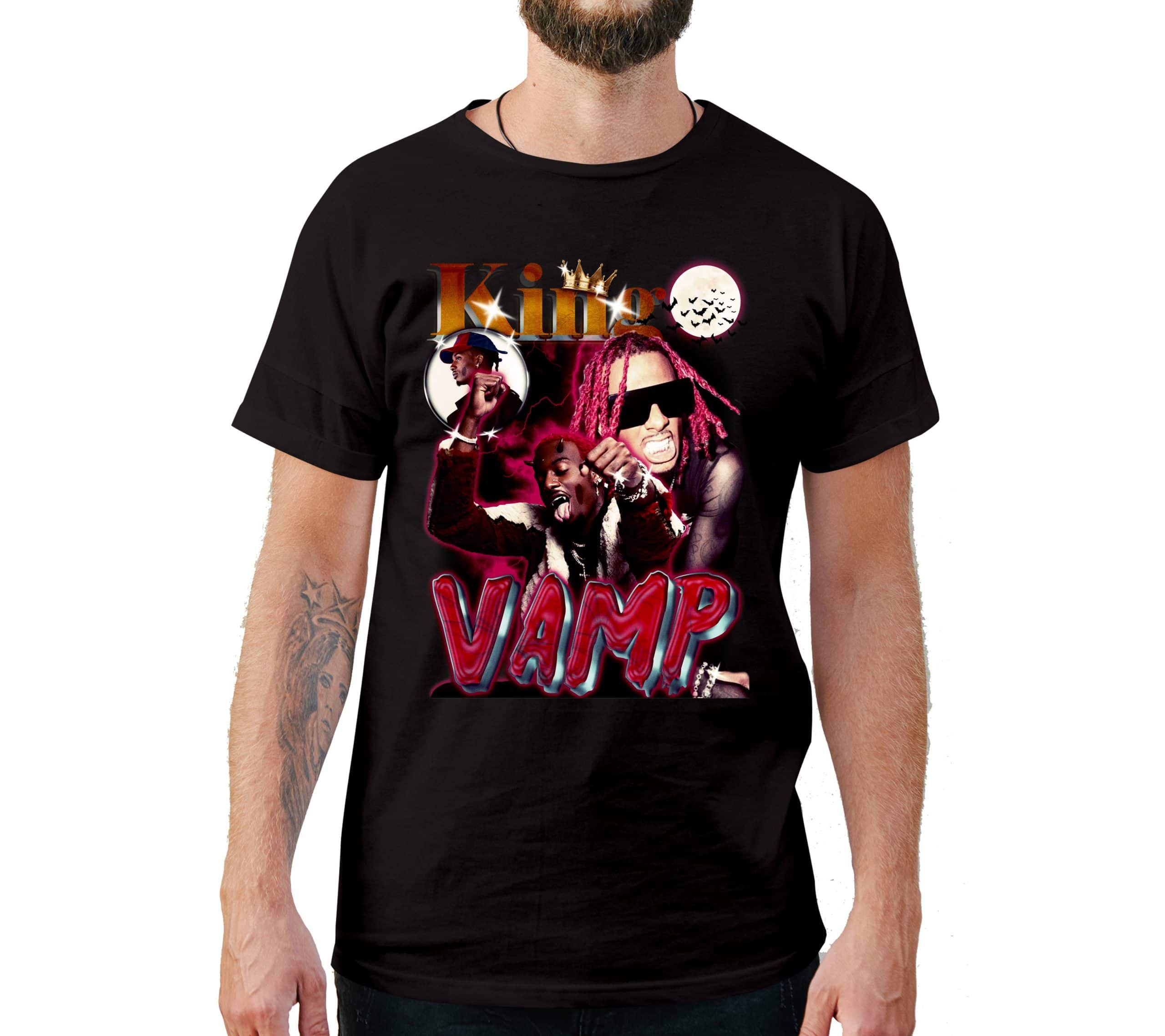 King Vamp Playboi Carti Vintage Style T-Shirt King Vamp Playboi Carti Vintage Style T-Shirt