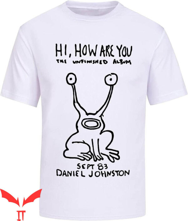 Kirt Cobain T-Shirt Hi How Are You Daniel Johnston As Worn
