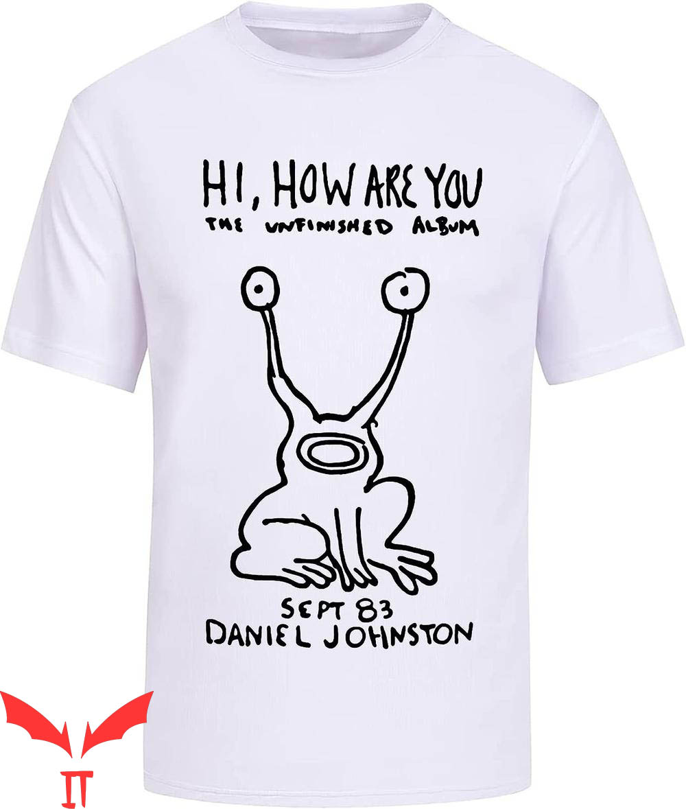 Kirt Cobain T-Shirt Hi How Are You Daniel Johnston As Worn Kirt Cobain T-Shirt Hi How Are You Daniel Johnston As Worn