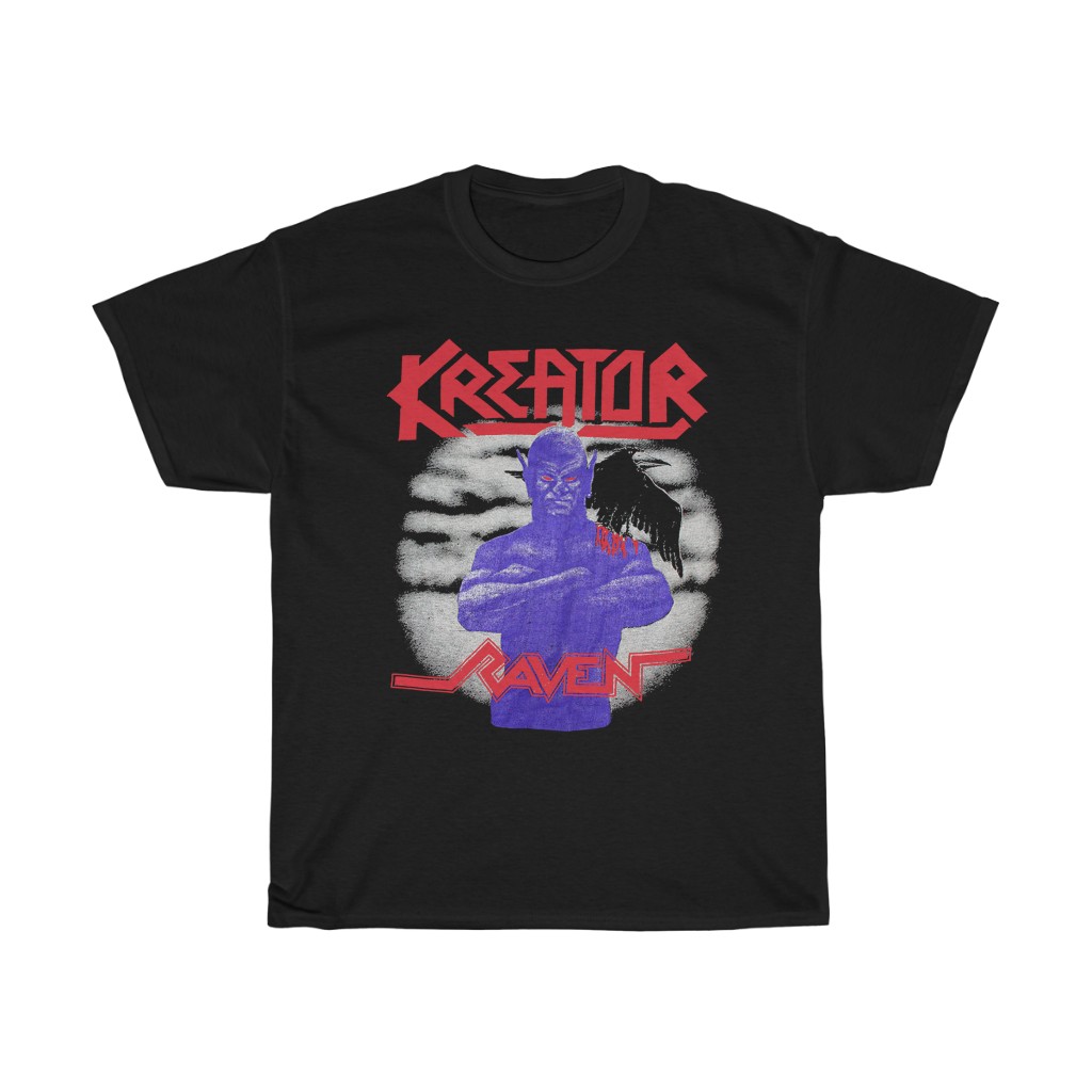 Kreator Raven 1989 Extreme Aggression European Tour Shirt Kreator Raven 1989 Extreme Aggression European Tour Shirt