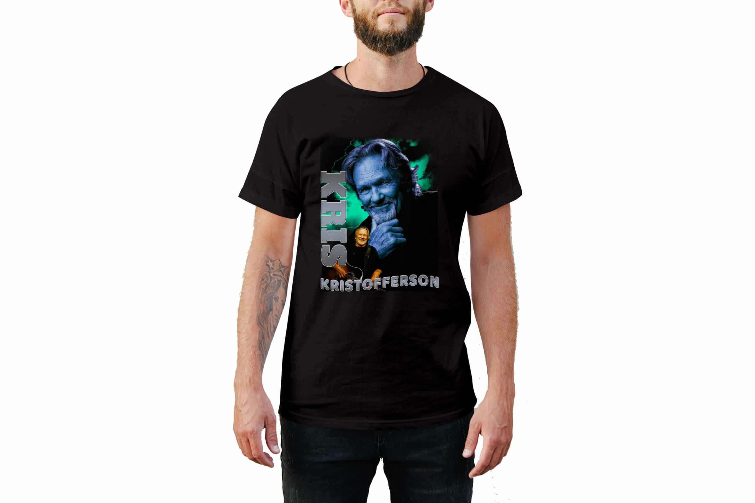 Kris Kistofferson Vintage Style T-Shirt Kris Kistofferson Vintage Style T-Shirt
