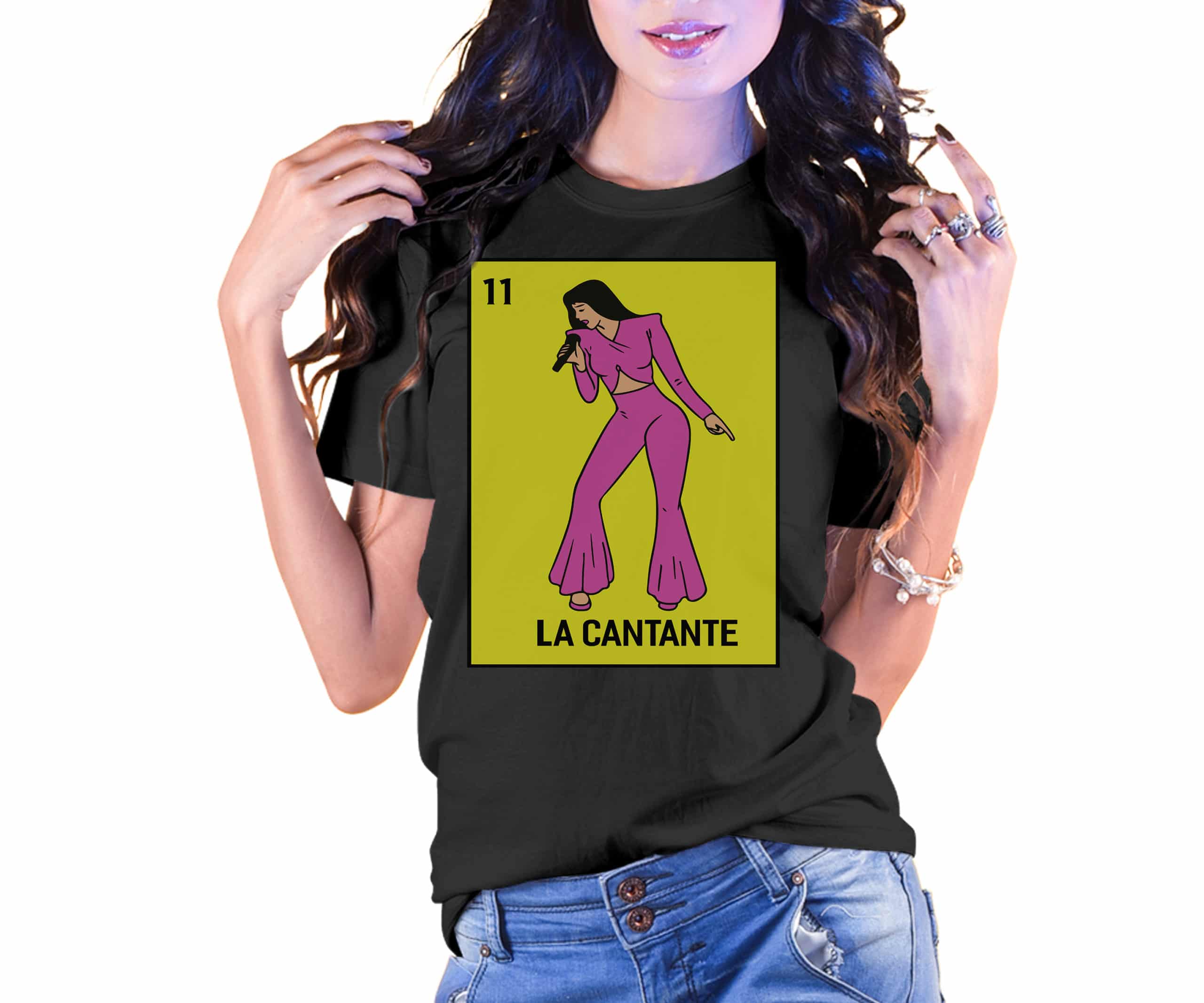 La Cantante Loteria Card Style T-Shirt La Cantante Loteria Card Style T-Shirt