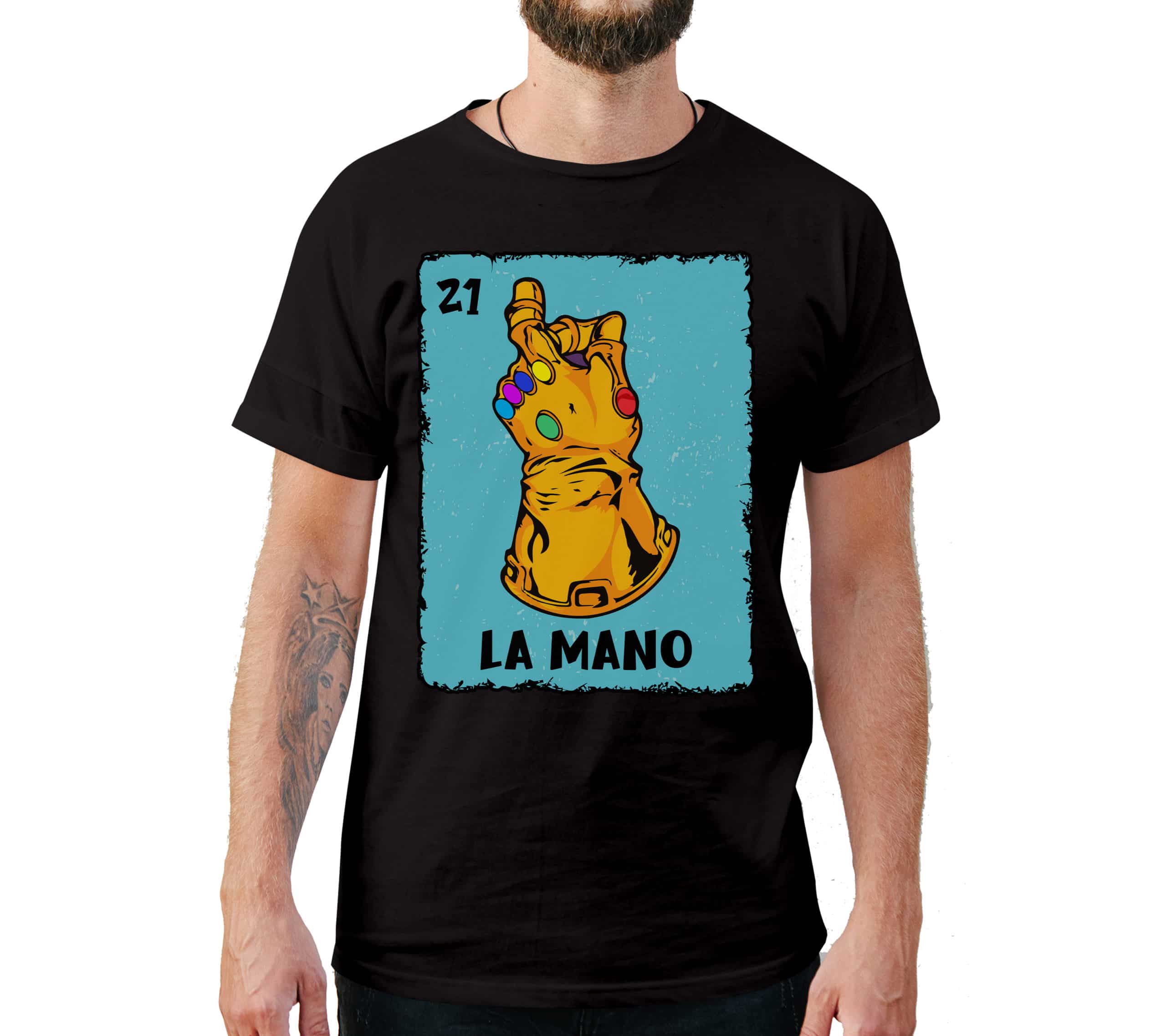 La Mano Loteria Card Style T-Shirt La Mano Loteria Card Style T-Shirt