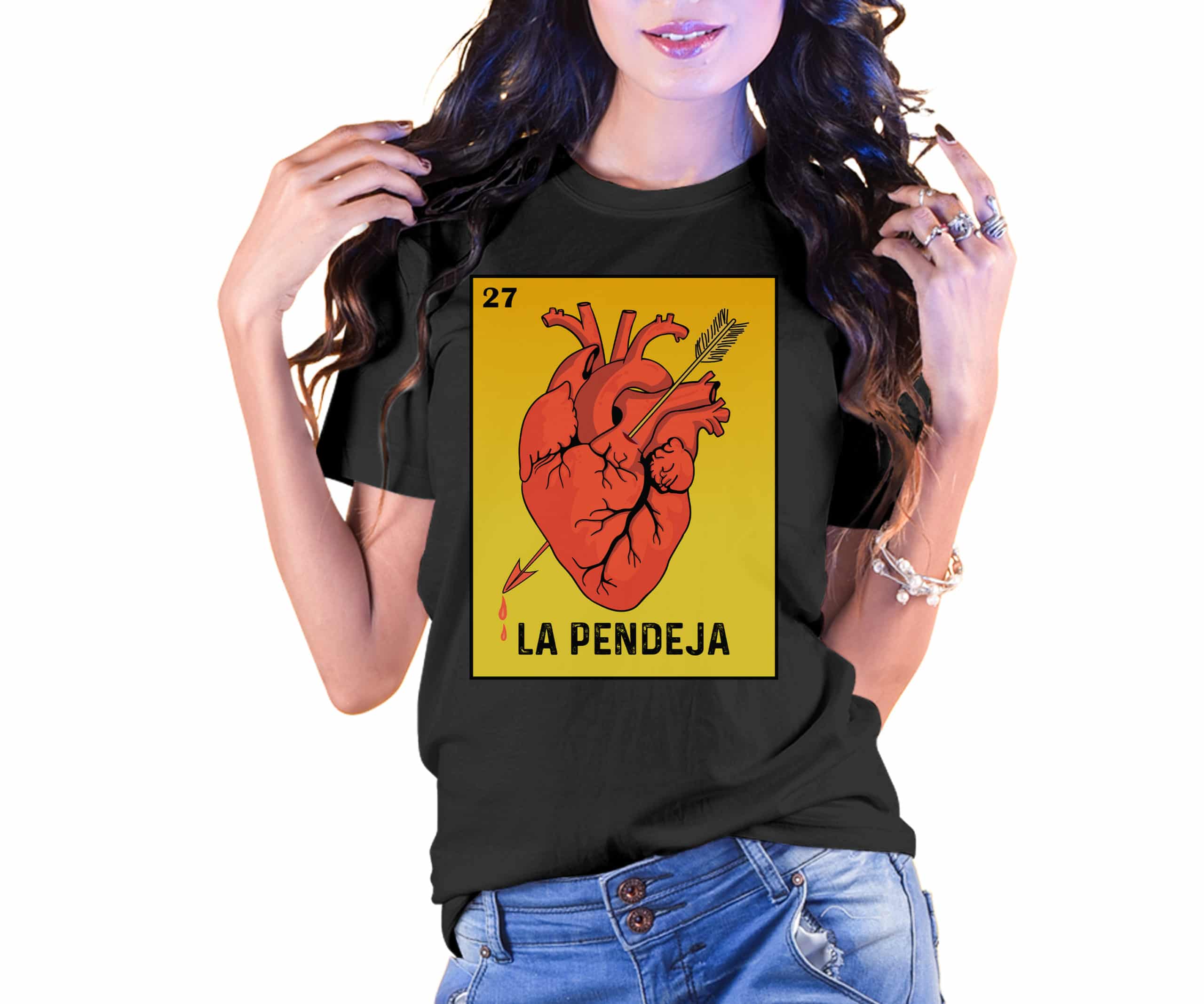 La Pendeja Loteria Card Style T-Shirt La Pendeja Loteria Card Style T-Shirt
