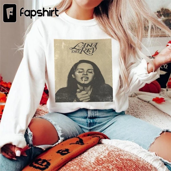 Lana Del Rey Singer Smoking Vintage Sweatshirt Lana Del Rey Singer Smoking Vintage Sweatshirt