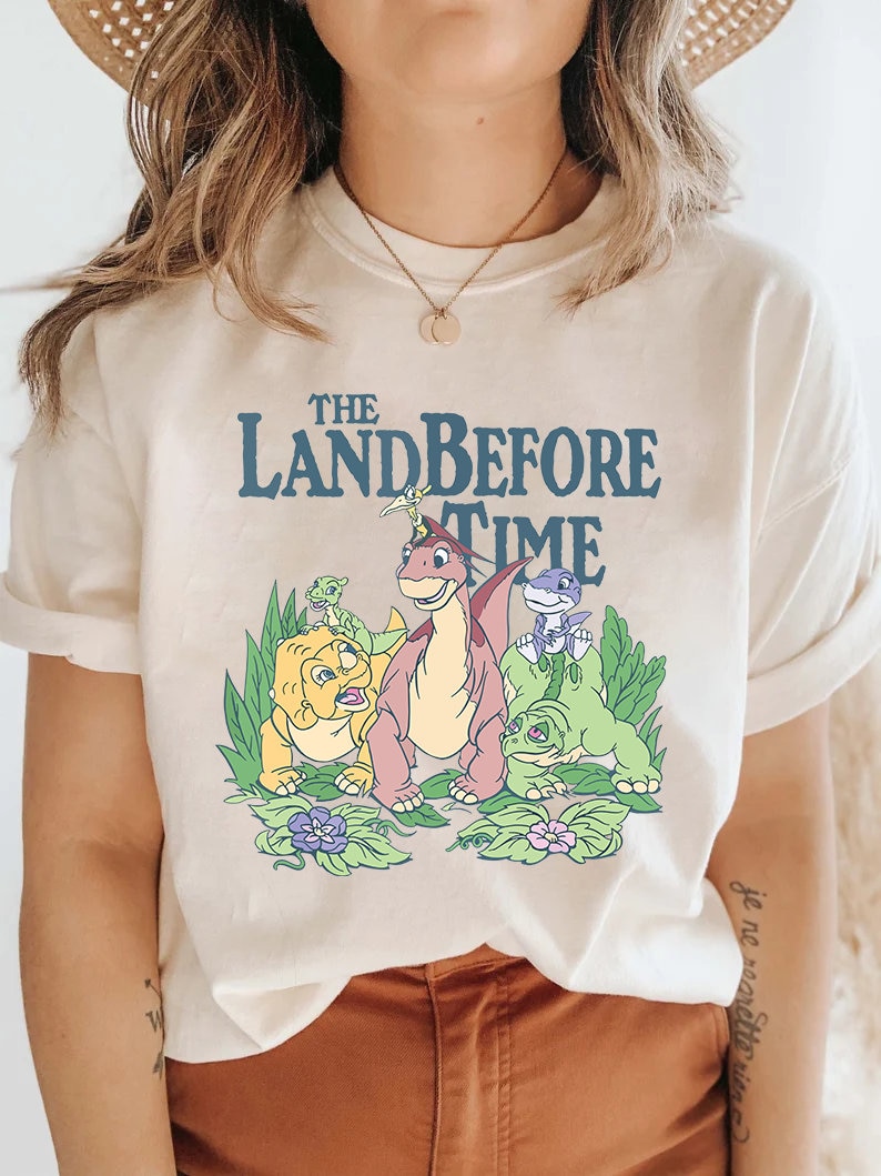 Land Before Time Pastel Dinosaur Friends Shirt Land Before Time Pastel Dinosaur Friends Shirt