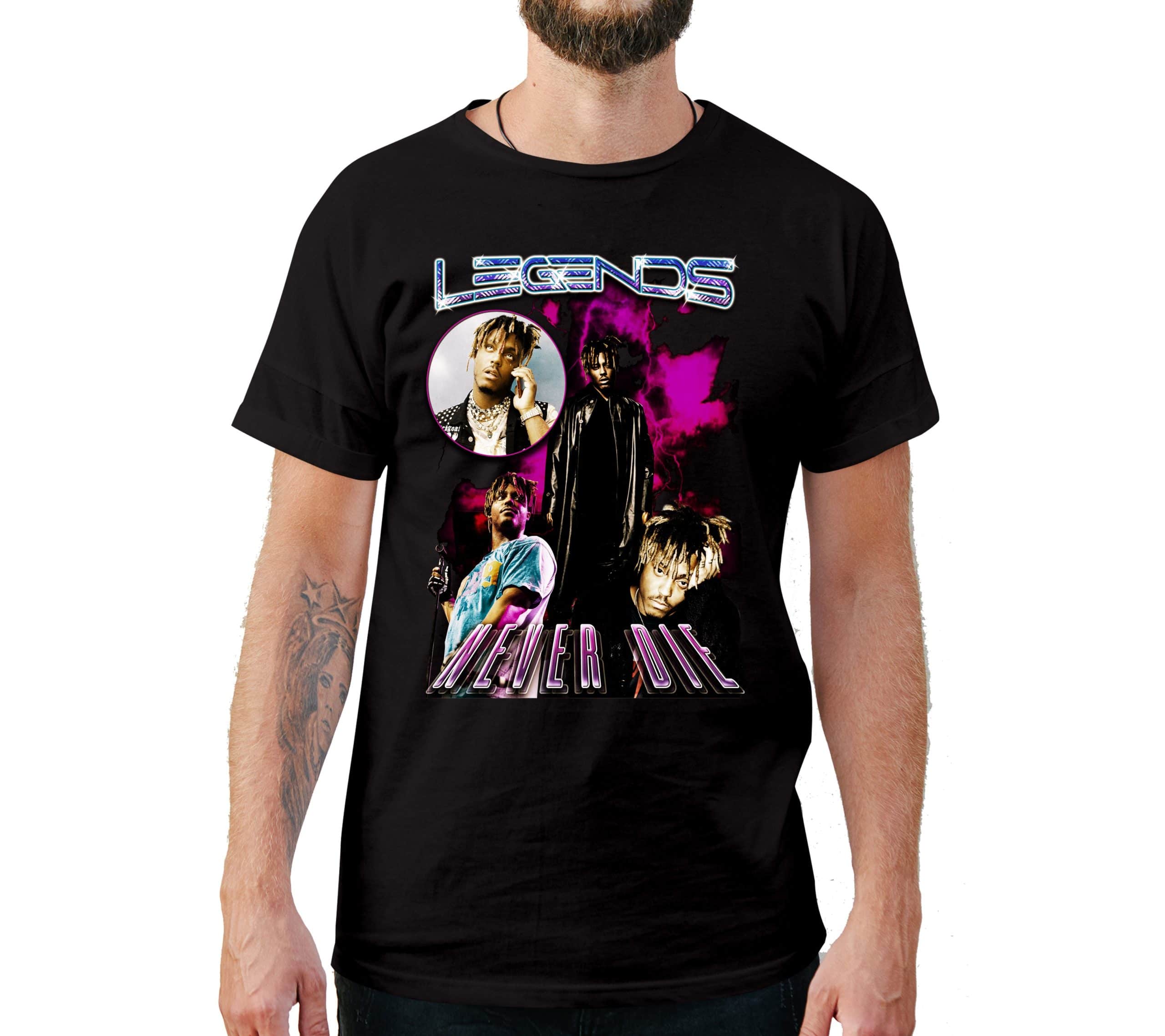 Legends Never Die Juice WRLD Vintage Style T-Shirt Legends Never Die Juice WRLD Vintage Style T-Shirt