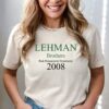 Lehman Brothers Risk Management Department 2008 T-Shirt