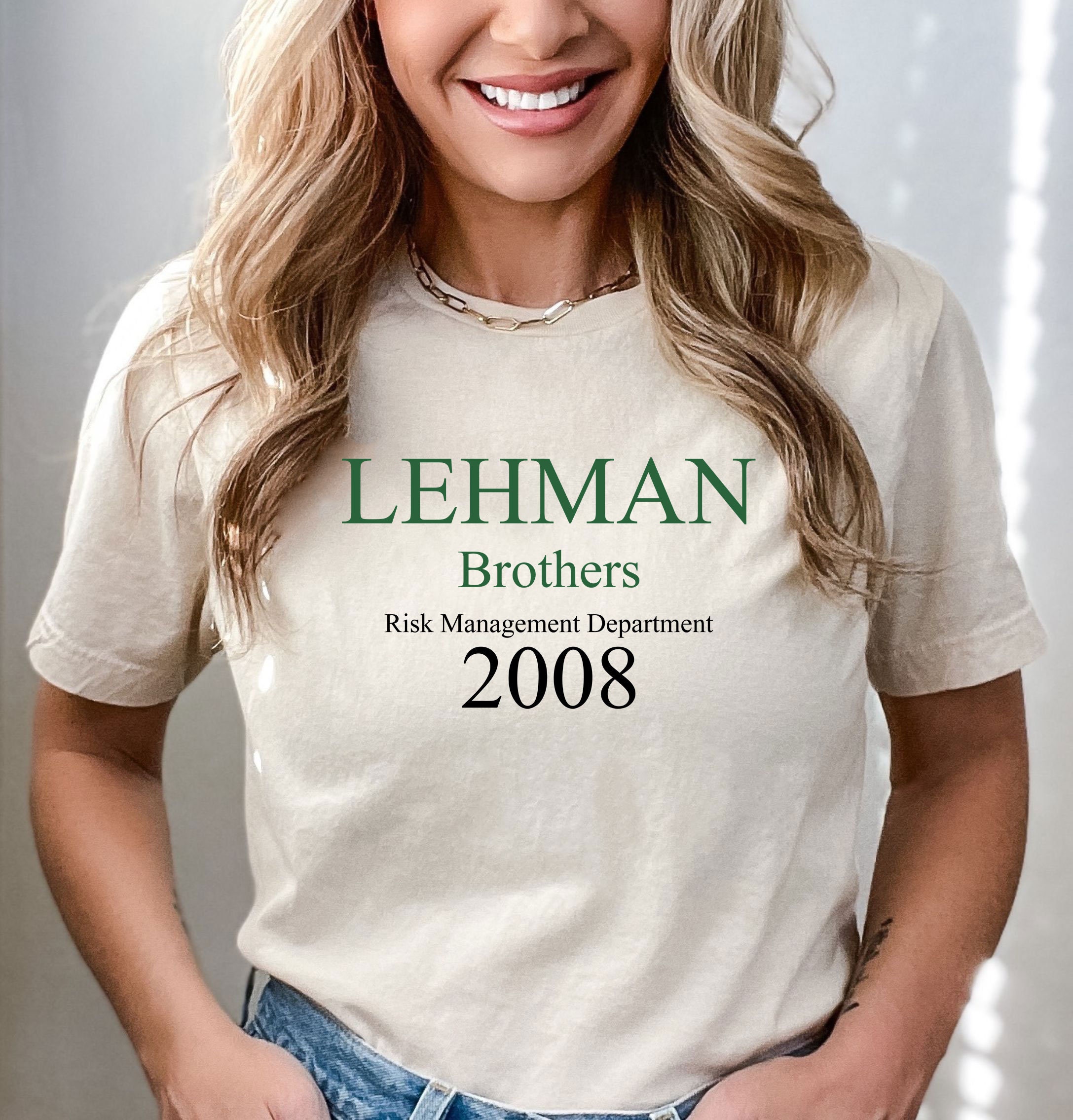 Lehman Brothers Risk Management Department 2008 T-Shirt Lehman Brothers Risk Management Department 2008 T-Shirt
