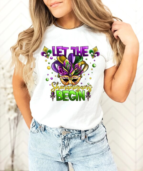 Let The Shenanigans Begin Mardi Gras Shirt