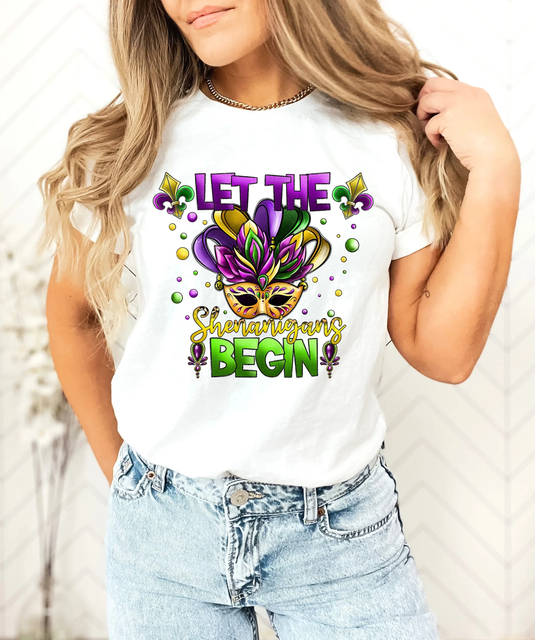 Let The Shenanigans Begin Mardi Gras Shirt Let The Shenanigans Begin Mardi Gras Shirt