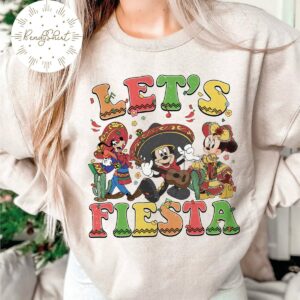 Let’s Fiesta Disney Cinco De Mayo Mexican Festival Shirt