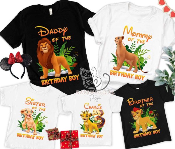 Lion King Family Birthday Matching Shirt