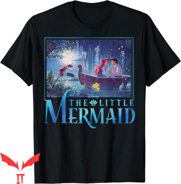 Little Mermaid T-Shirt Disney Ariel And Eric Grotto Portrait
