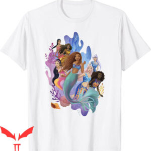 Little Mermaid T-Shirt Disney Ariel And Sisters Group Shot