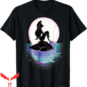 Little Mermaid T-Shirt Disney Ariel Colorful Sunset Moon