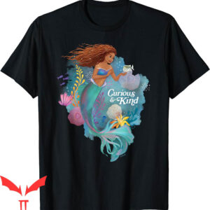 Little Mermaid T-Shirt Disney Ariel Curious And Kind