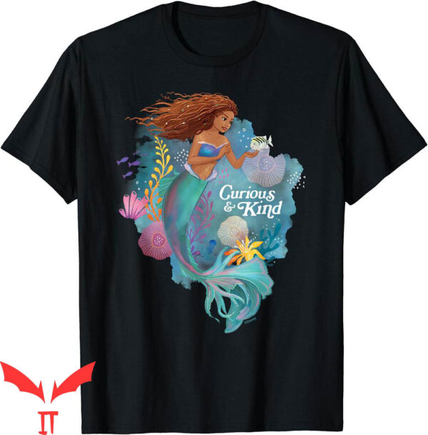 Little Mermaid T-Shirt Disney Ariel Curious And Kind
