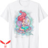Little Mermaid T-Shirt Disney Ariel In Shell Watercolor