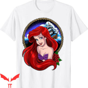 Little Mermaid T-Shirt Disney Ariel Sailor Tattoo Comic