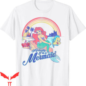 Little Mermaid T-Shirt Disney Pastel Rainbow Retro
