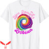 Live Laugh Lesbian T-Shirt Rainbow Circle LGBTQ+ Tee