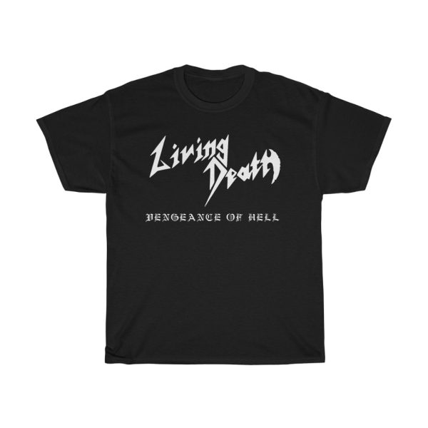 Living Death Custom Vengeance of Hell wPicture Disc LP Cover shirt